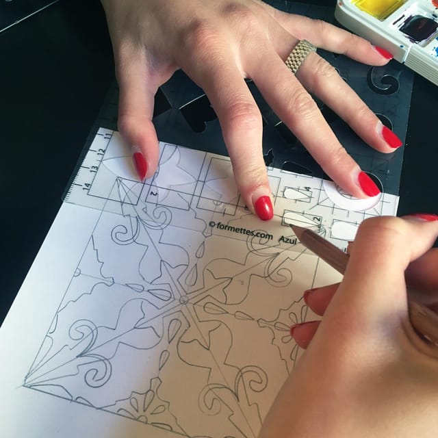 Lisbon: Azulejos' Design Create Your Own Tile Workshop - What the Formettes method really does for your design