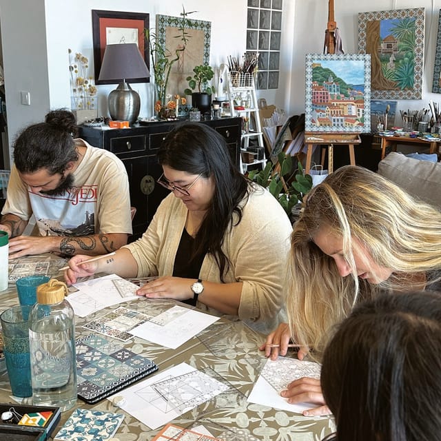 Lisbon: Azulejos' Design Create Your Own Tile Workshop - Finding the meeting point and planning your 2.5 hours