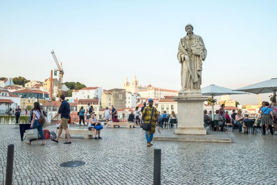 Lisbon by Tuk Tuk Guided Tour: City of Neighborhoods - Miradouro Nossa Senhora do Monte: the view that locks Lisbon into place