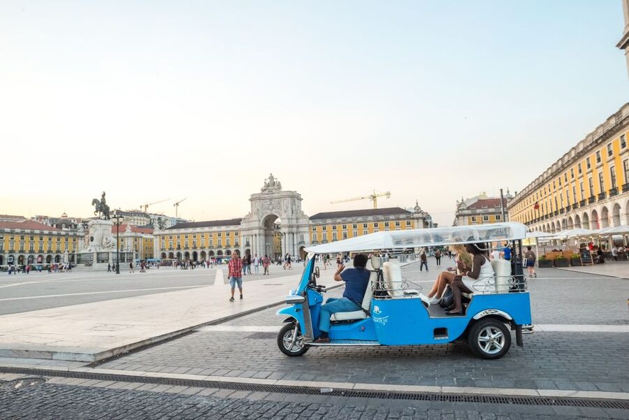 Lisbon by Tuk Tuk Guided Tour: City of Neighborhoods - Feira da Ladra and Panteão Nacional: everyday Lisbon meets big monuments
