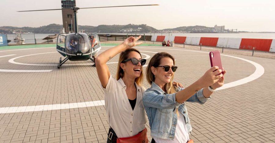 Lisbon: City and Coastline Sightseeing Helicopter Flight - The aerial route: Belém Tower, Jerónimos Monastery, and the Tagus from above
