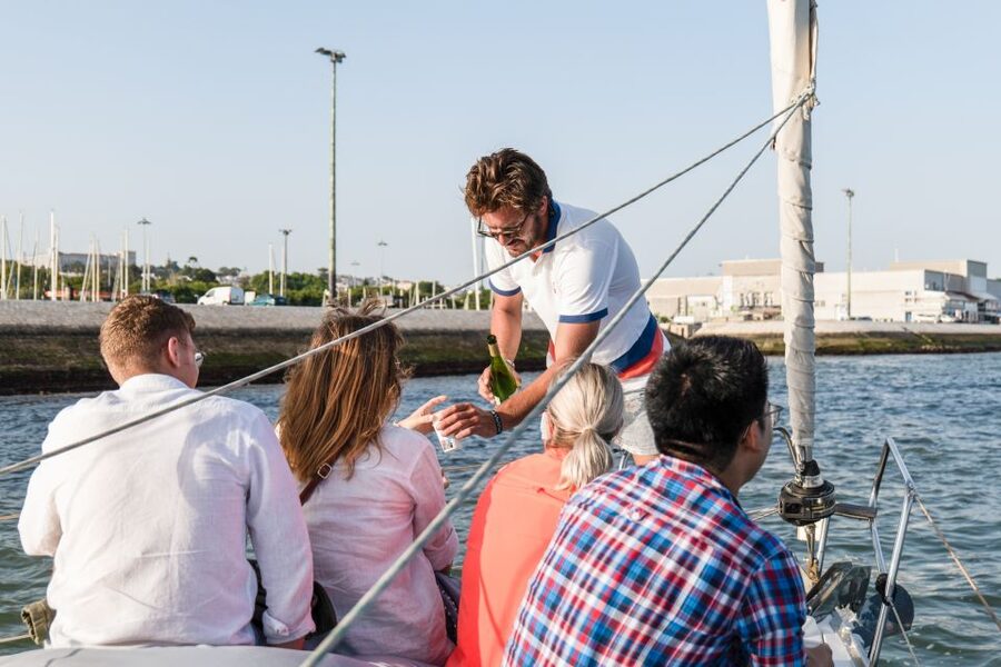 Lisbon: Daytime/Sunset/Night City Sailboat Tour with Drink - A 2-Hour Sail With Small-Group Comfort