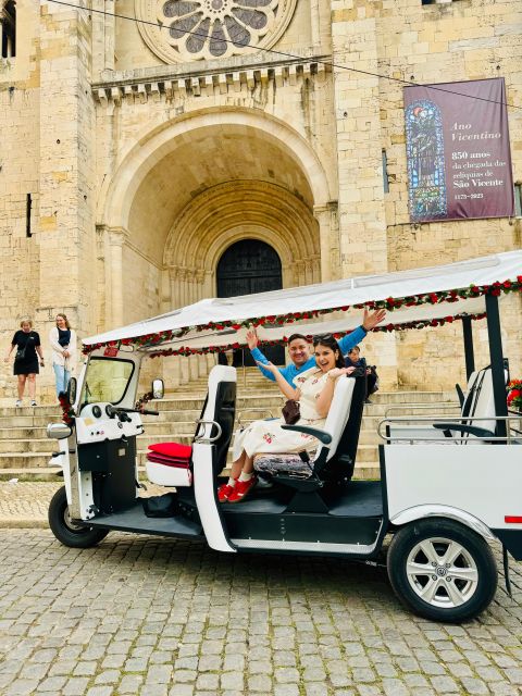 Lisbon: Discover Belem by electric Tuk Tuk - MAAT rooftop views and the Tagus River in between stops