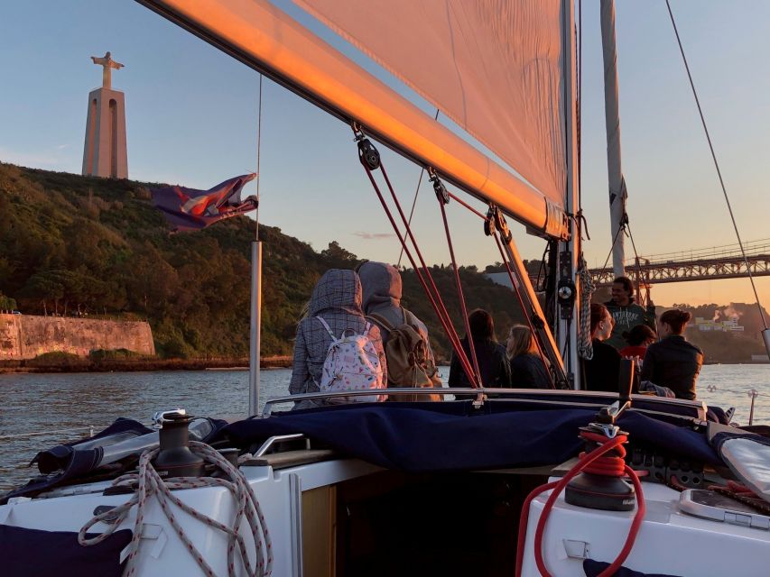 Lisbon: Enjoy a Sunset or Night Tagus River Sailboat Cruise - Onboard comfort: small groups, attentive hosts, and sails when conditions allow