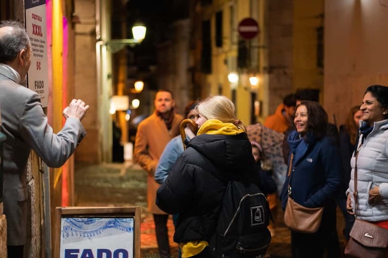 Lisbon: Fado Musical Experience with Portuguese Appetizers - The flow of the evening, from Praça Dom Pedro IV to the Fado room