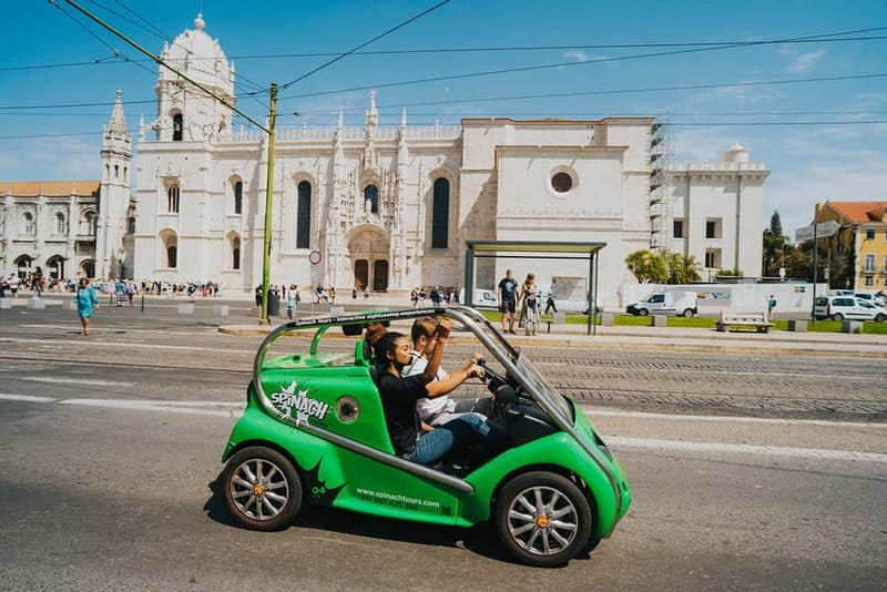 Lisbon: GPS-Guided Spinach Tour by Electric Car - Driving Lisbon in a small electric three-wheeler: expect the learning curve