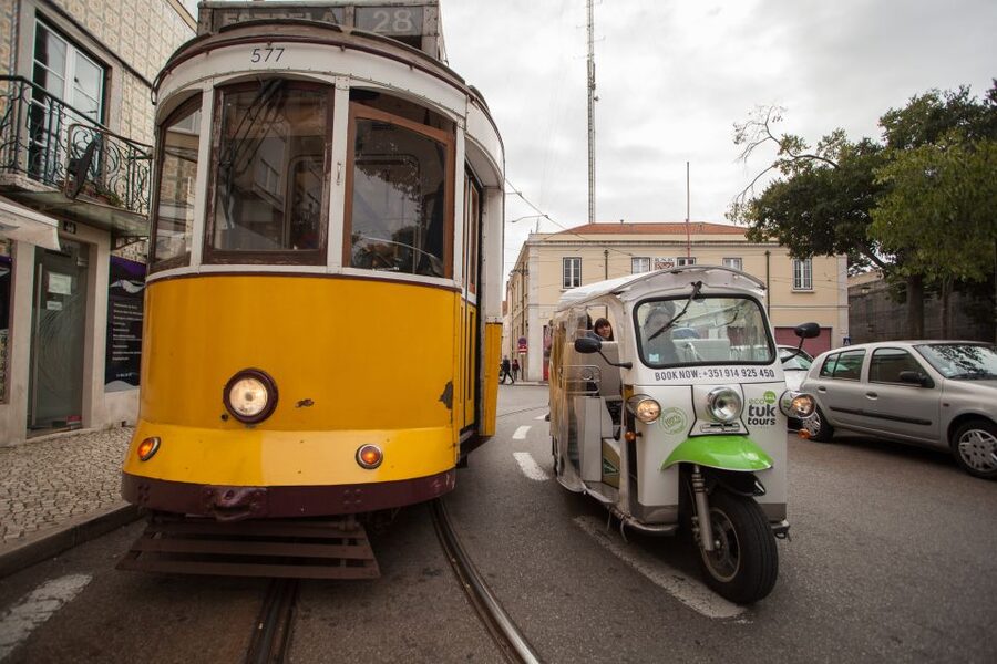 Lisbon: Guided Tuk-Tuk Tour Along the Historic Tram Line 28 - Following Tram 28, minus the Tram 28 stress