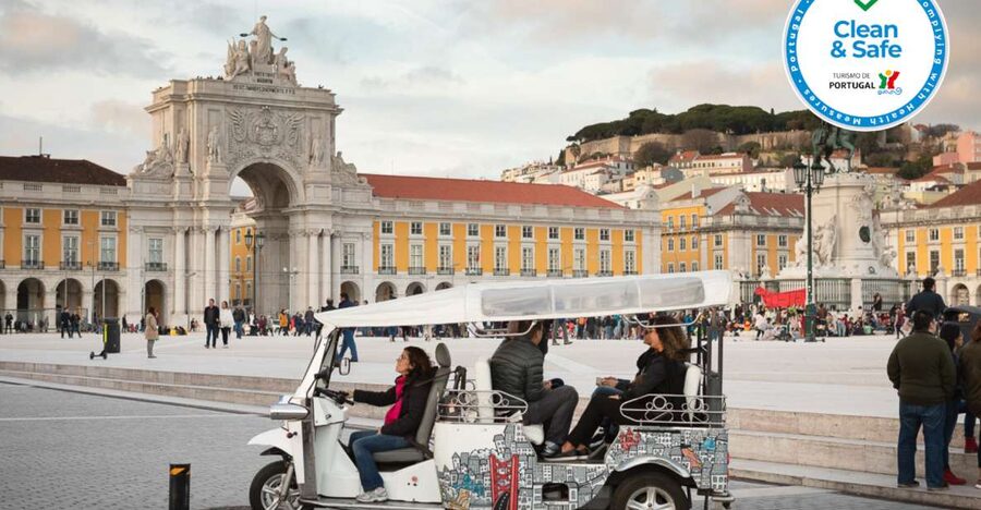 Lisbon: Half-Day Private Guided Tuk-Tuk Tour - Baixa through Graça: cathedrals, terraces, and street art context