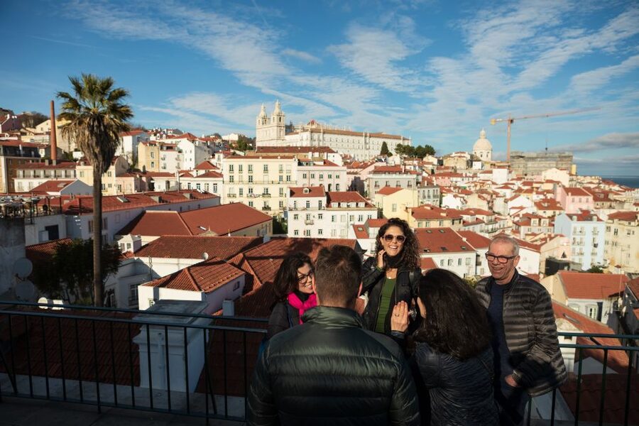 Lisbon: Half-Day Private Guided Tuk-Tuk Tour - Alfama to Pantheon and beyond: views, a quick walk, and wine tasting
