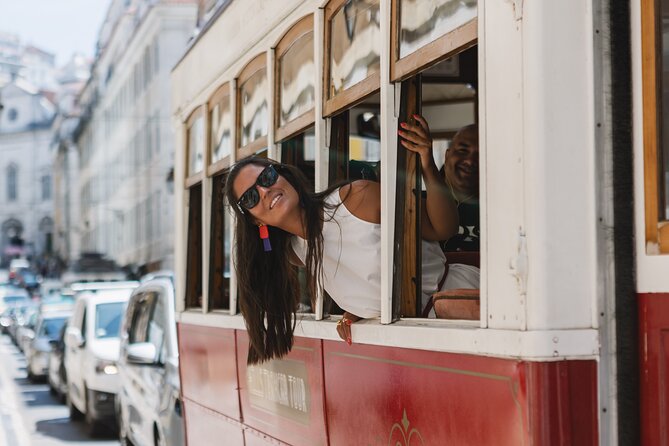 Lisbon Hills Red Tram by Tram 28 route - Praça do Comércio start: where you should position yourself