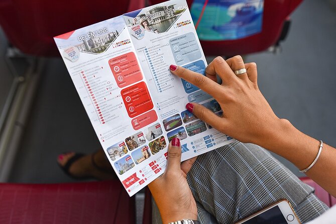 Lisbon Hop On Hop Off Bus and Boat Tour - Audio guide in 16 languages: helpful context, not perfect timing