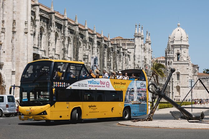 Lisbon Hop-On Hop-Off Bus Tour and River Cruise - Yellow Boat Tagus Cruise: Expect Photos, Heat Relief, and Basic Comfort