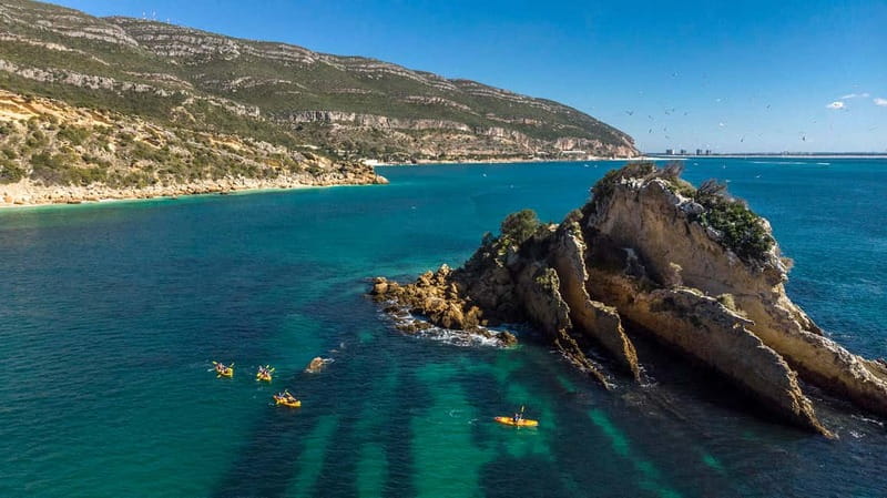 Lisbon: Kayak Tour Arrábida Natural Park, Setubal, Sesimbra - Arrábida’s bays are built for kayak time