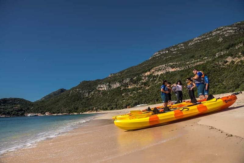 Lisbon: Kayak Tour Arrábida Natural Park, Setubal, Sesimbra - The first paddling lesson you actually need