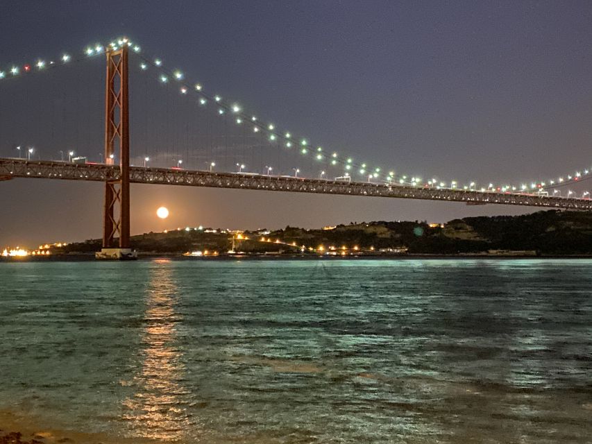 Lisbon: Luxury Sailboat Cruise at Night - The Full Lisbon Route on the Tagus, Stop by Stop
