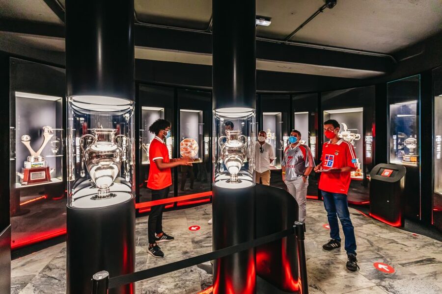 Lisbon: Luz Stadium Tour & SL Benfica Museum Ticket w/Scarf - What You’ll See Outside the Pitch: Eagles and the Stadium Exit