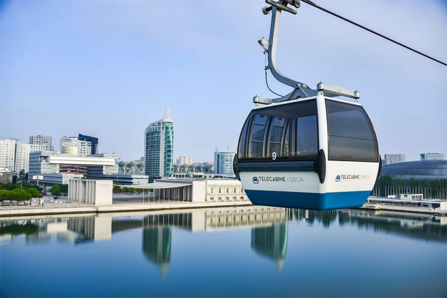 Lisbon: Nations Park Gondola Lift Cable Car Round Trip - From North Station to South Station: how the round trip really works