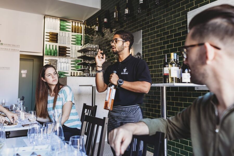 Lisbon: Portuguese Wine and Cheese Tasting with Lunch - Your guide experience: hosts who mix humor with practical answers