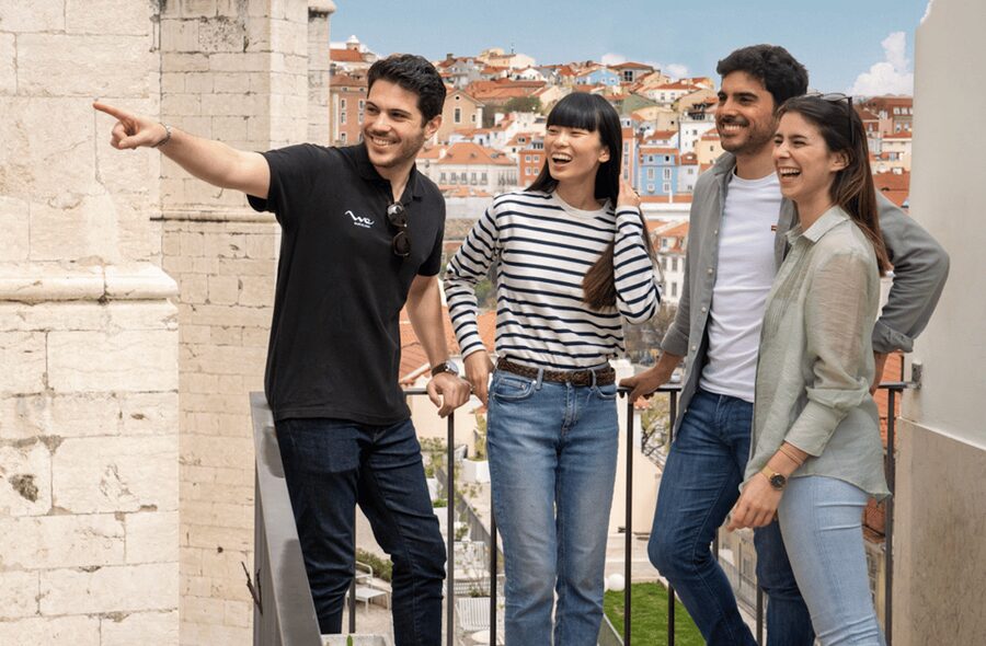 Lisbon: Private Boat Trip, Guided Walking Tour, Bike & Tram - From Squares to Views: Elevador da Glória and the São Pedro de Alcântara Outlook