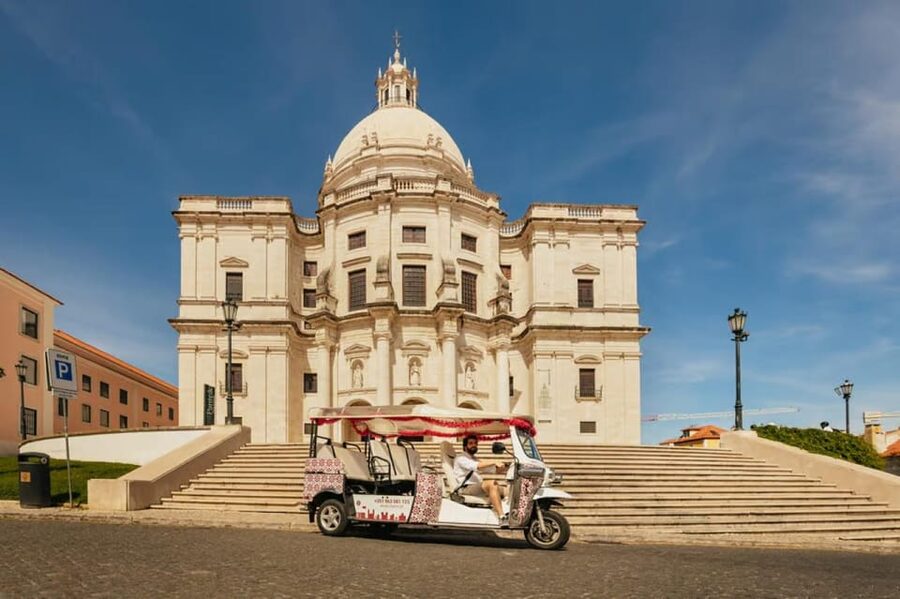 Lisbon: Private Guided Tuk-Tuk Tour with Hotel Pickup - Chiado and Bairro Alto: Romanticism, Fado vibes, and night energy