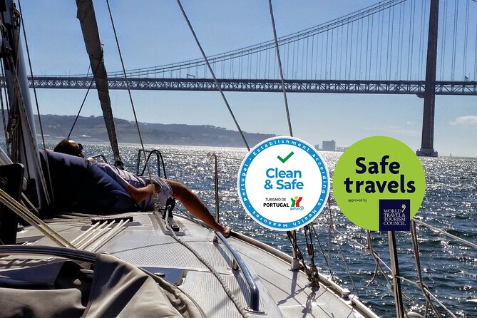 Lisbon Private Sailing Cruise, drink included (options: 2h, 3h, 4h, 6h or 8h) - The route: Belém to Almada, with the Tagus doing the heavy lifting