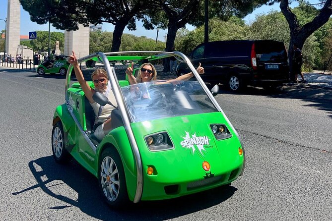 Lisbon Self-Drive Sightseeing Tour in an Electric Car - How the audio guide and app fit real driving time
