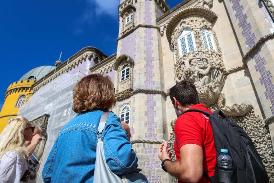 Lisbon: Sintra, Coast and Wine Small-Group Day Tour - Pena Palace exterior and Pena Park: the iconic look, done in 2 hours