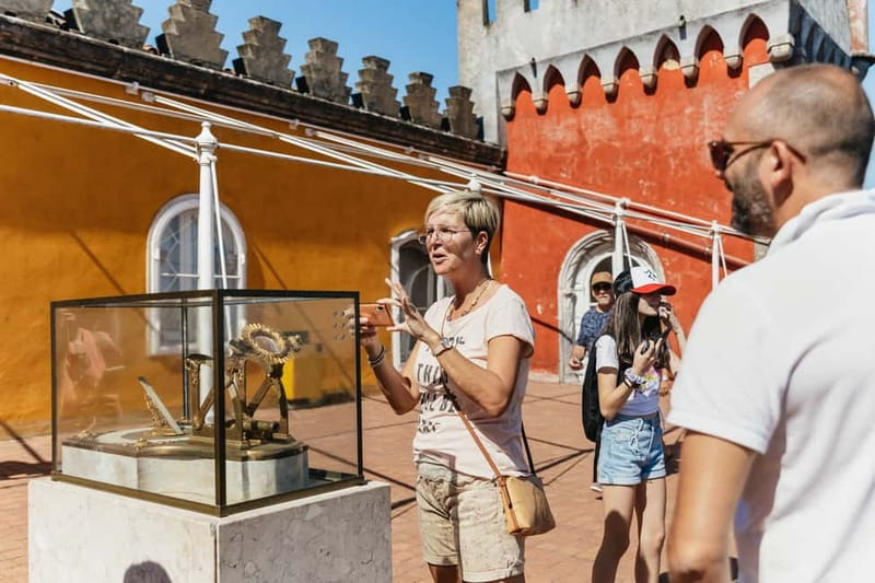 Lisbon: Sintra, Pena, Cabo da Roca, Cascais Tour with Pickup - Azenhas do Mar natural seawater pools stop