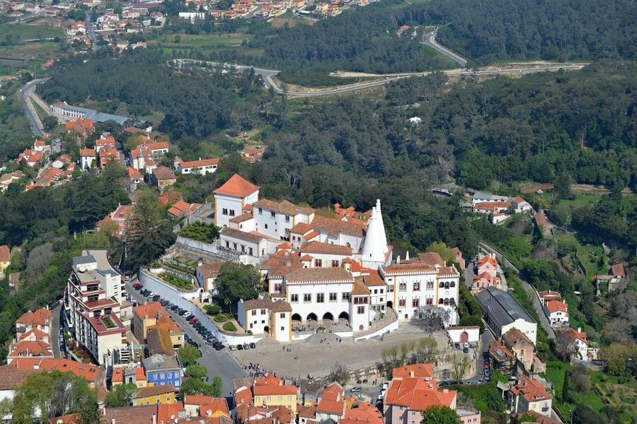 Lisbon: Sintra, Pena, Regaleira, Cabo Roca, Cascais Day Tour - Pena Palace and its views, plus why timing is everything