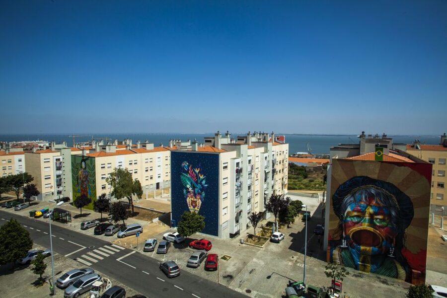 Lisbon: Street Art Tuk Tuk Tour - The hilltop murals and the Tejo view you will remember