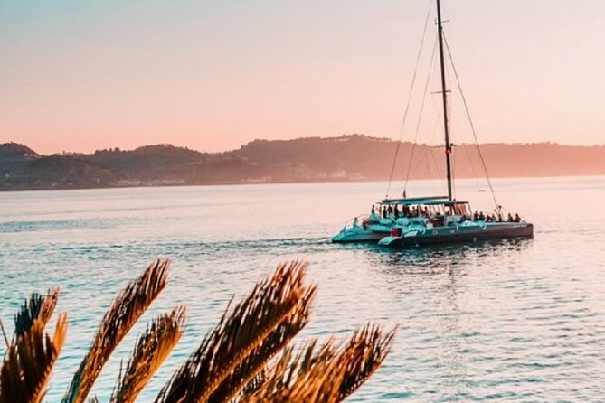 Lisbon: Sunset Catamaran Boat Tour with Music and Drinks - Price and what you actually get for $26