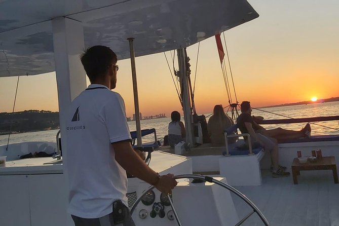 Lisbon Sunset Catamaran Cruise on the Tagus River - Skipper commentary: helpful context, not a nonstop lecture