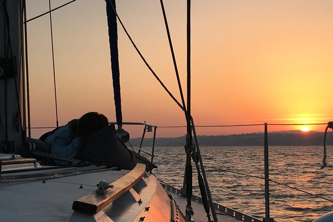 Lisbon Sunset Sailing Tour with White or Rosé Wine and Snacks - Padrão dos Descobrimentos: the caravel-shaped monument and the names inside it