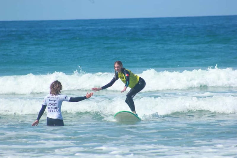 Lisbon: The Surf Instructor - surf lessons with transfer - The beach club after the waves, where you can decompress