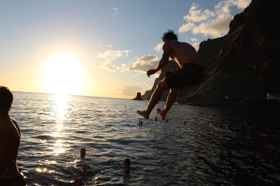 Madeeira: Sunset dinner cruise - Southern Madeira Views From the Water, Not From a Road