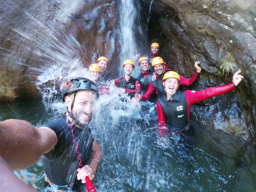 Madeira: Beginner (Level 1) Canyoning Experience - Guide teamwork and safety, including Alex and Beto