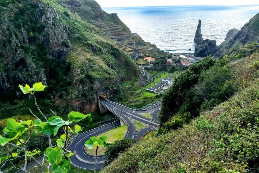 Madeira: Full-Day Jeep Tour, Natural Pools, Seixal & Fanal - São Vicente, Seixal black sand, and Ribeira da Janela