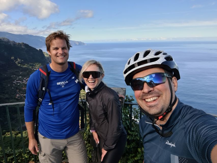 Madeira: Guided E-bike Tour of the North Coast - The first climb out of Boaventura, then coast views immediately