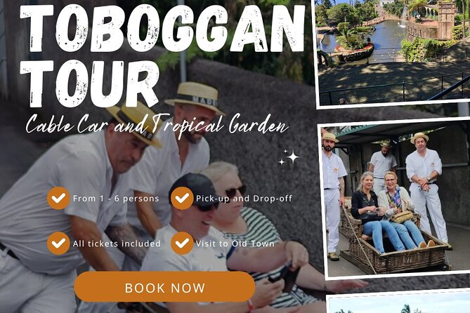 Madeira Highlights: Toboggan, Garden & Cable Car (All-Inclusive) - Toboggan Ride Down Monte: where the fun gets real