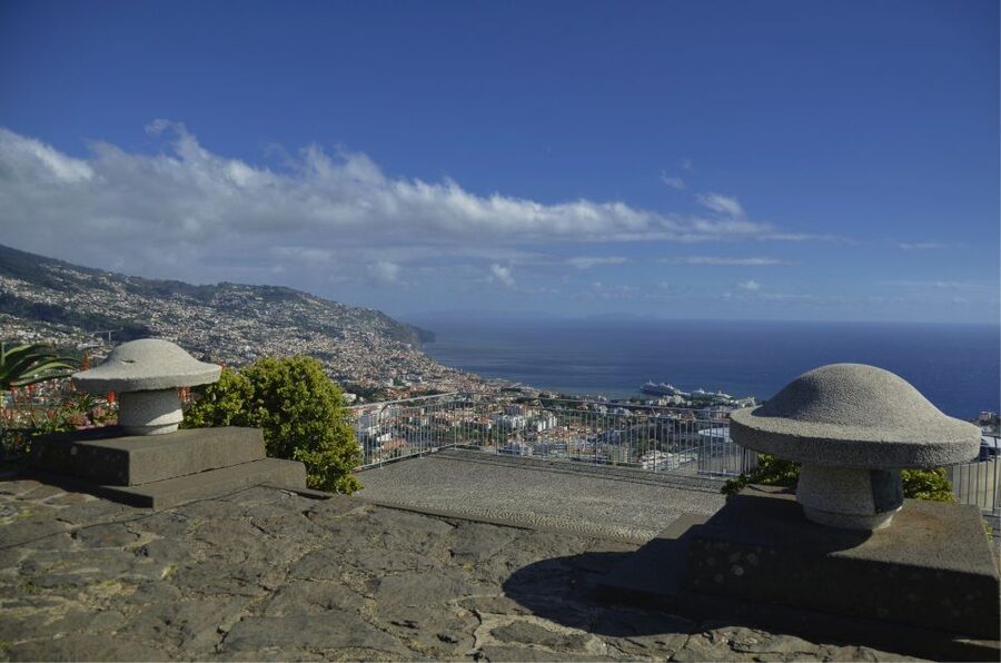 Madeira: Private Nuns Valley Tour by Tukxi - Stop 1: Pico dos Barcelos, the first wide Funchal panorama