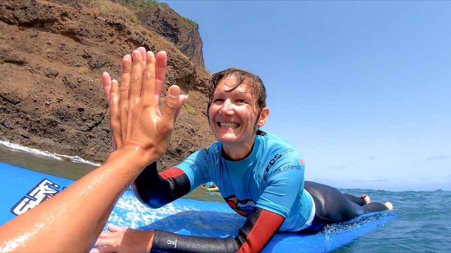 Madeira: Surf Lessons for All Levels - In the Water, Expect Level-Based Drills and Wave-Specific Coaching