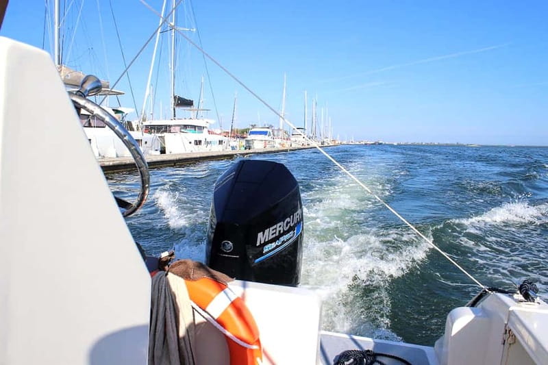 Olhão: Ria Formosa 3 Islands Guided Day Trip by Boat - Boat comfort and logistics: life jackets, timing, and island walking