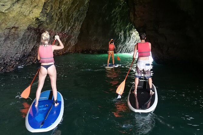 Paddle & Explore: Albufeira SUP Tour - The desert-beach break, the caves moment, and your post-paddle swim