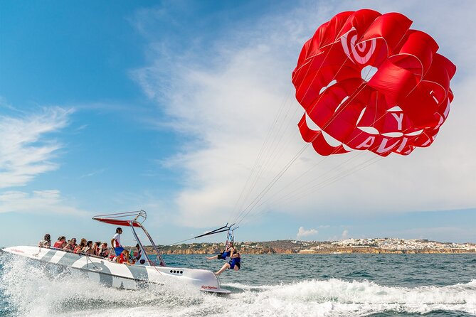 Parasailing from Albufeira Marina by Boat - Price and value: is $36.30 worth a 10-minute flight?