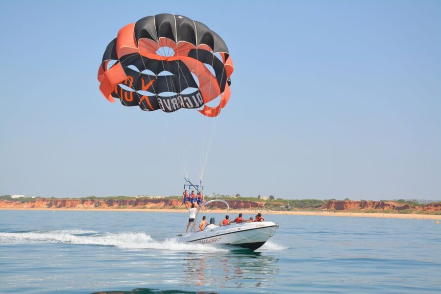 Parasailing Vilamoura - Harness, Life Jacket, and the Reassurance Moment