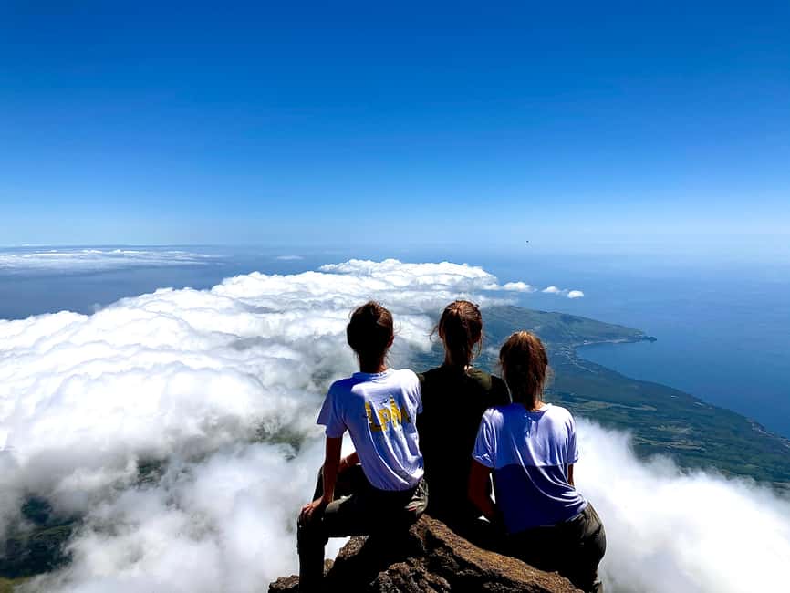 Pico island: Climb Mount Pico, highest mountain in Portugal - Summit payoff: 2351 m views, and how weather changes the whole story
