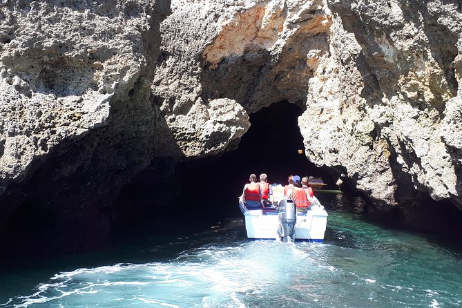 Ponta da Piedade Grotto Tour in Lagos, Algarve - Praia do Camilo: Wooden Steps, Shell Tunnels, and Panoramic Cliff Views