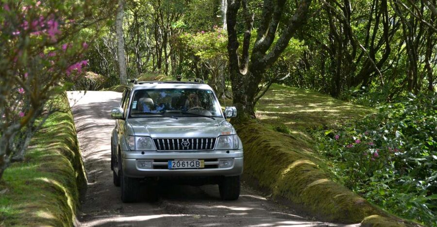 Ponta Delgada: Half-Day 4x4 Sete Cidades Trip - From Ponta Delgada Hotel Pickup to First Tracks in Minutes