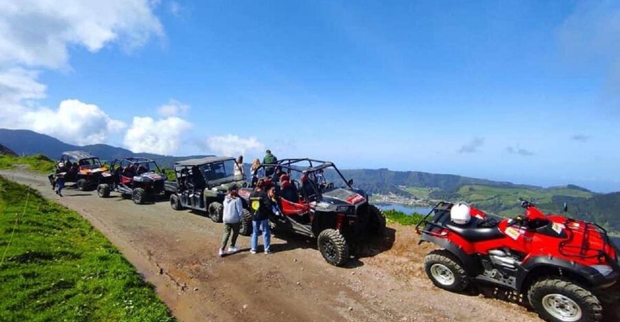 Ponta Delgada: Sete Cidades Guided Buggy, Quad, or Jeep Tour - Route walkthrough from Pico do Carvão to Lagoa de Santiago