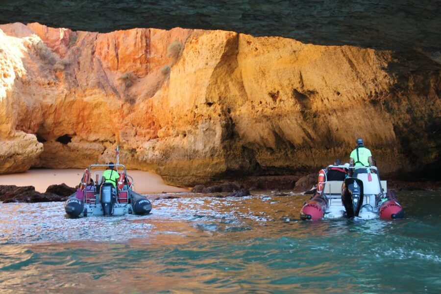 Portimão: Benagil Cave and Praia de Marinha Boat Tour - Praia da Marinha: The World-Class Arches Stop and the Swim Decision